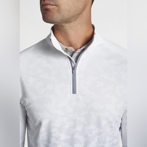 Peter Millar Perth Dip Dye Camo Performance Quarter-Zip Golf M. - Picture 3 of 9